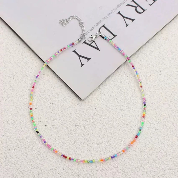 Handgefertigtes Perlen Choker Halsband Karnz