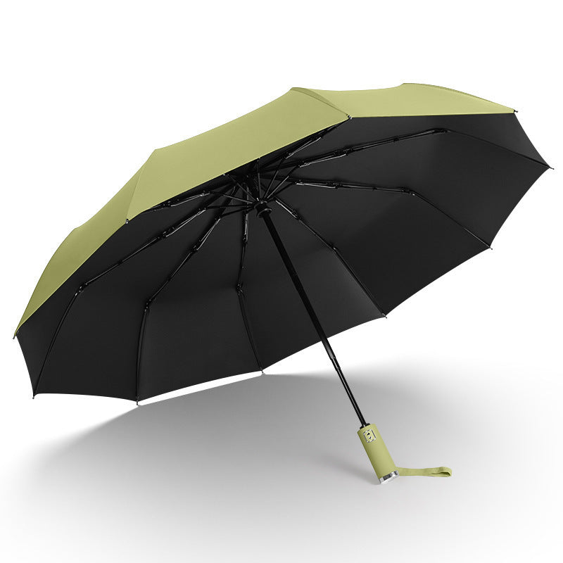 Damen eleganter Automatik-Faltschirm mit UV-Schutz und innovativem Öffnungsmechanismus Karnz
