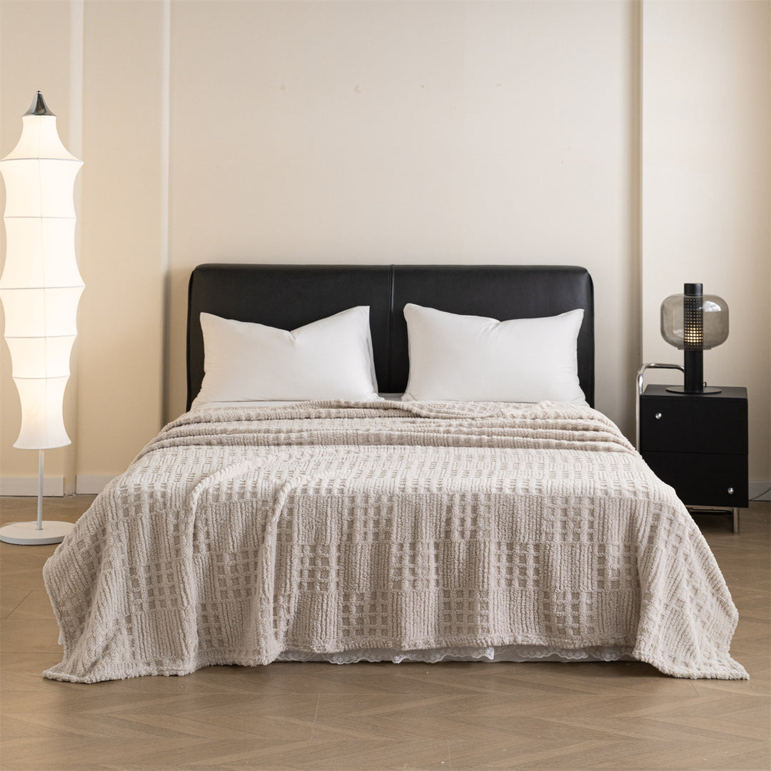 Damen Gemütliche und elegante Plaid-Decke Karnz