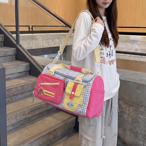 Stilvolle Mehrfach-Abteil Reise-Duffle-Bag Karnz