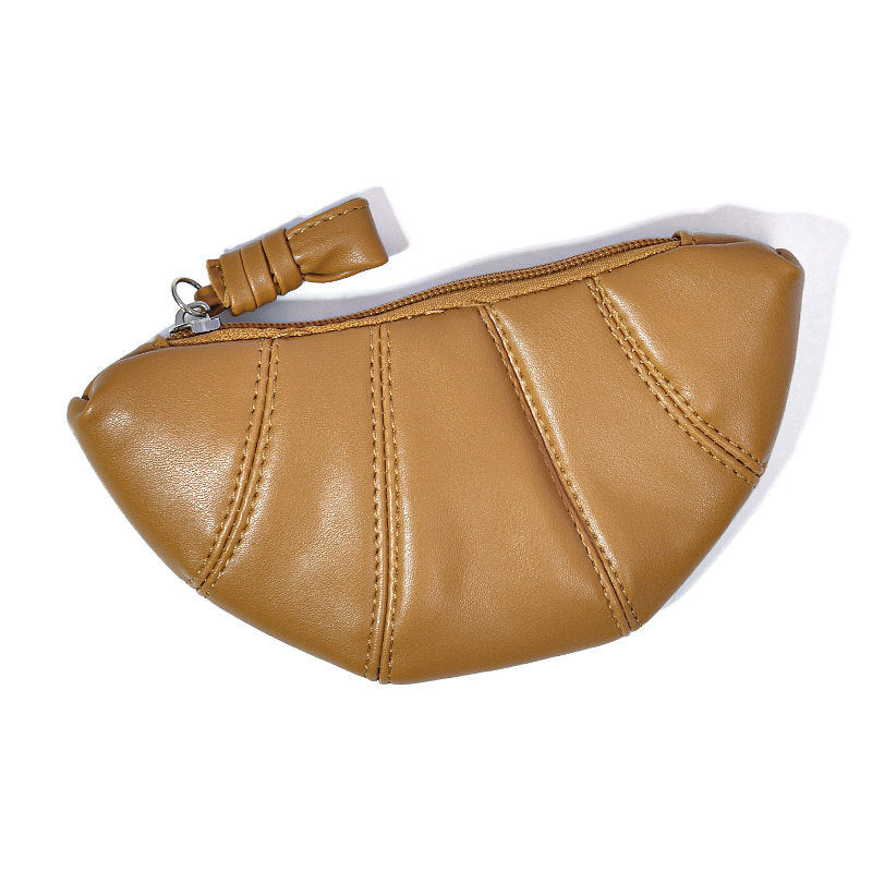 Stilvolle Leder Münztasche