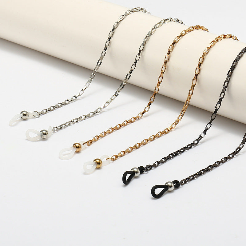 Modische Brillen mit stylischer Kette Karnz