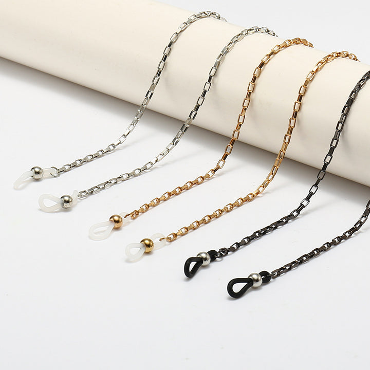 Modische Brillen mit stylischer Kette Karnz