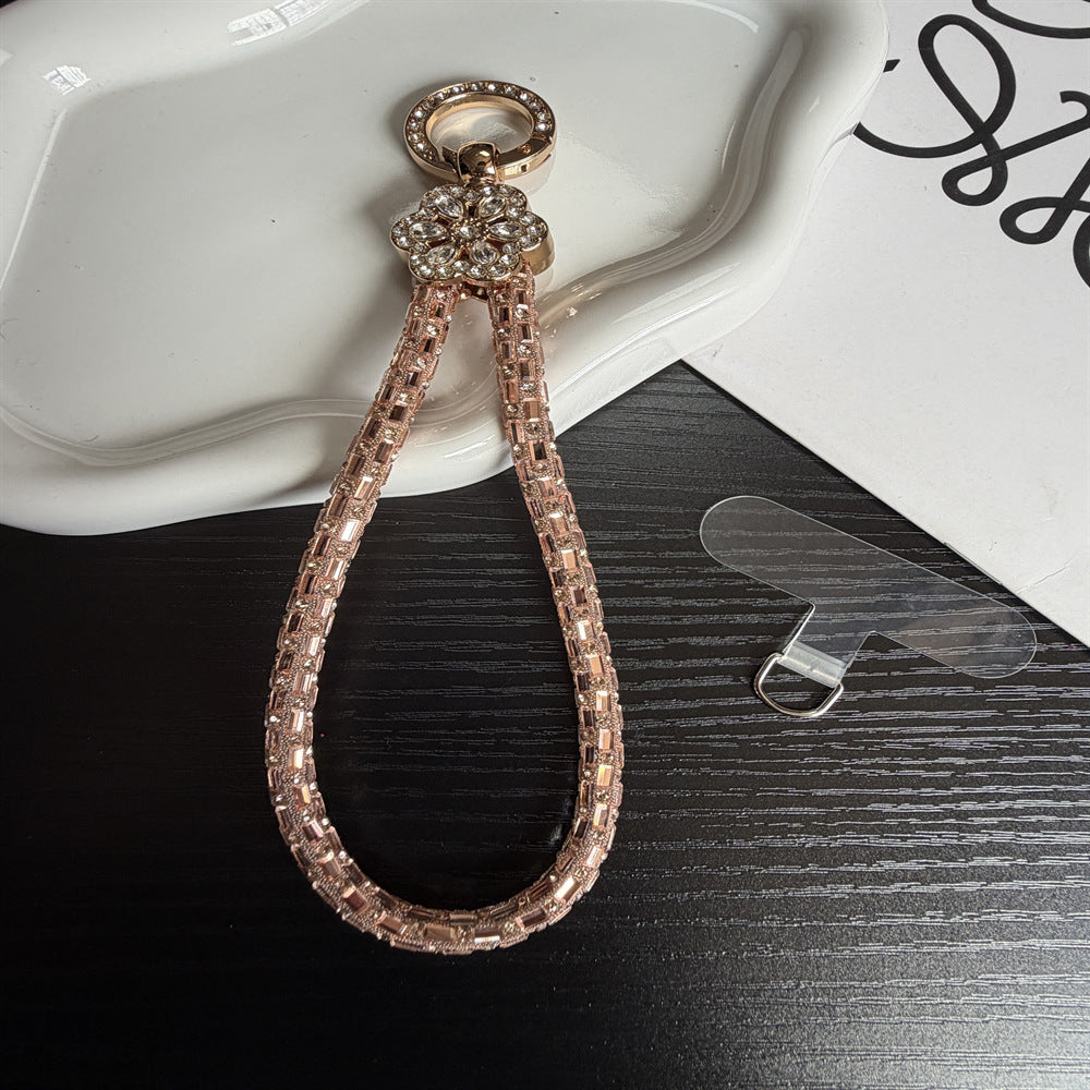 Eleganter Schlüsselanhängerhalter mit Kristallakzenten Karnz