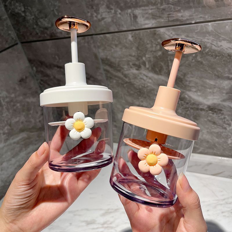Dekorative Glas mit Blümchen-Design Karnz