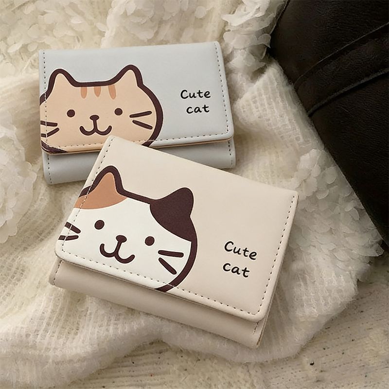 Niedliches Katzen-Themen-Kartenetui