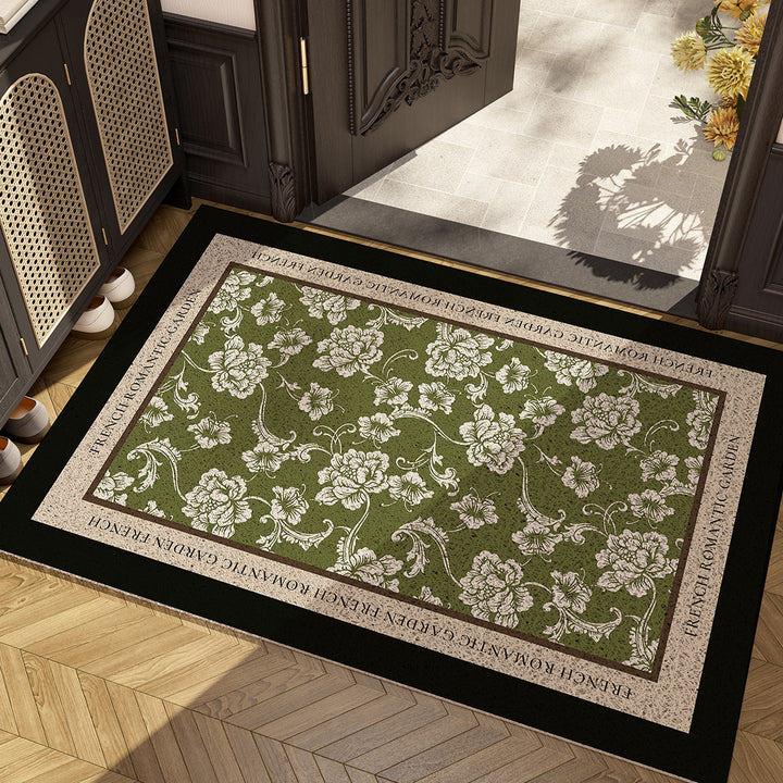 Floral Pattern Bereichsteppich Karnz