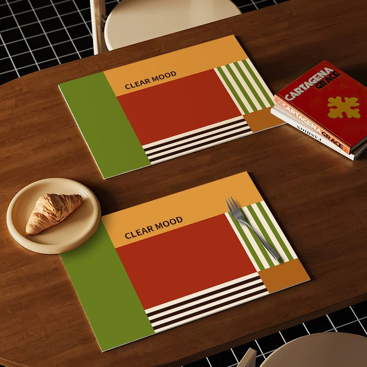 Elegante geometrische Tischuntersetzer