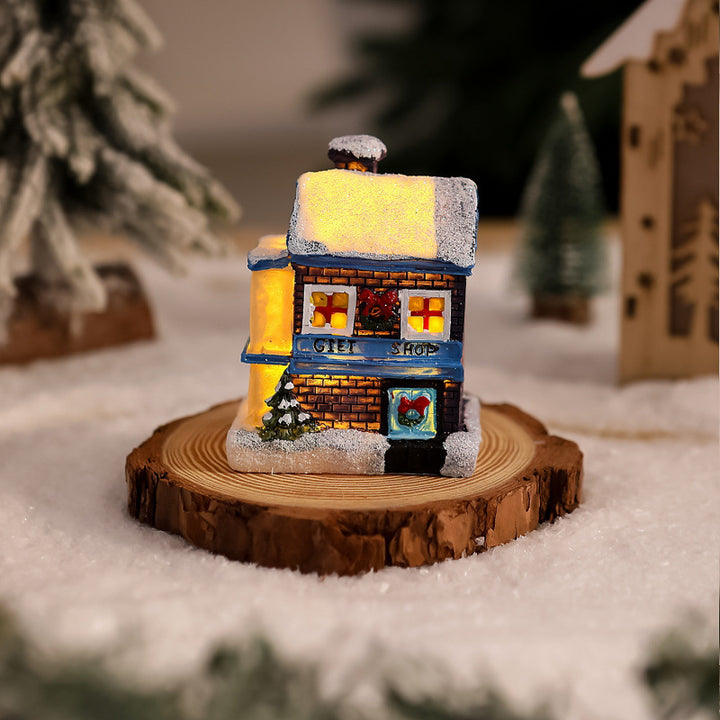 Beleuchtete Weihnachtsbaum Deko Figur Karnz