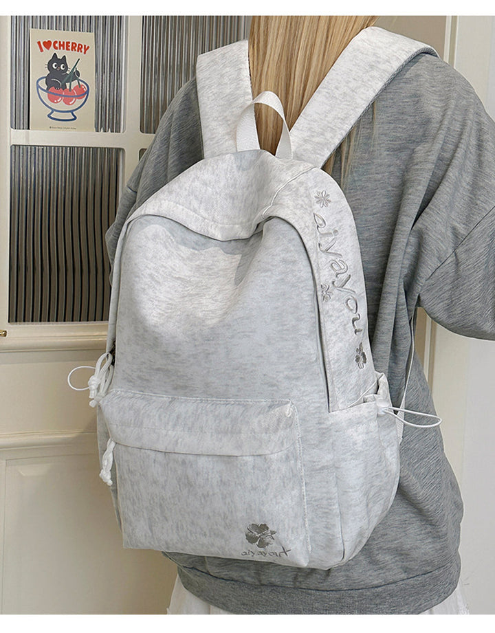 Lässiger bestickter Tages-Rucksack