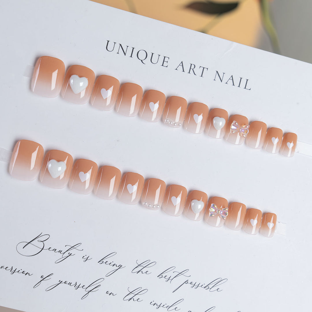 Dekorative Gel Press-On Nagelkunst