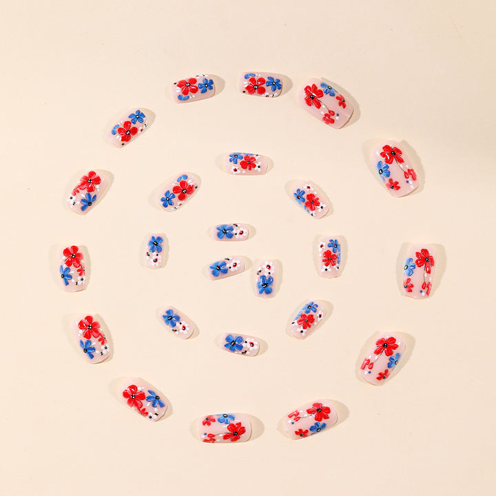 Floral 3D Nagelkunst Set Karnz