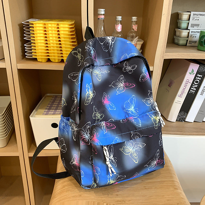 Verspielter Schmetterlingsmuster-Rucksack