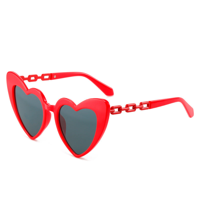 Damen Herzförmige Sonnenbrille Karnz