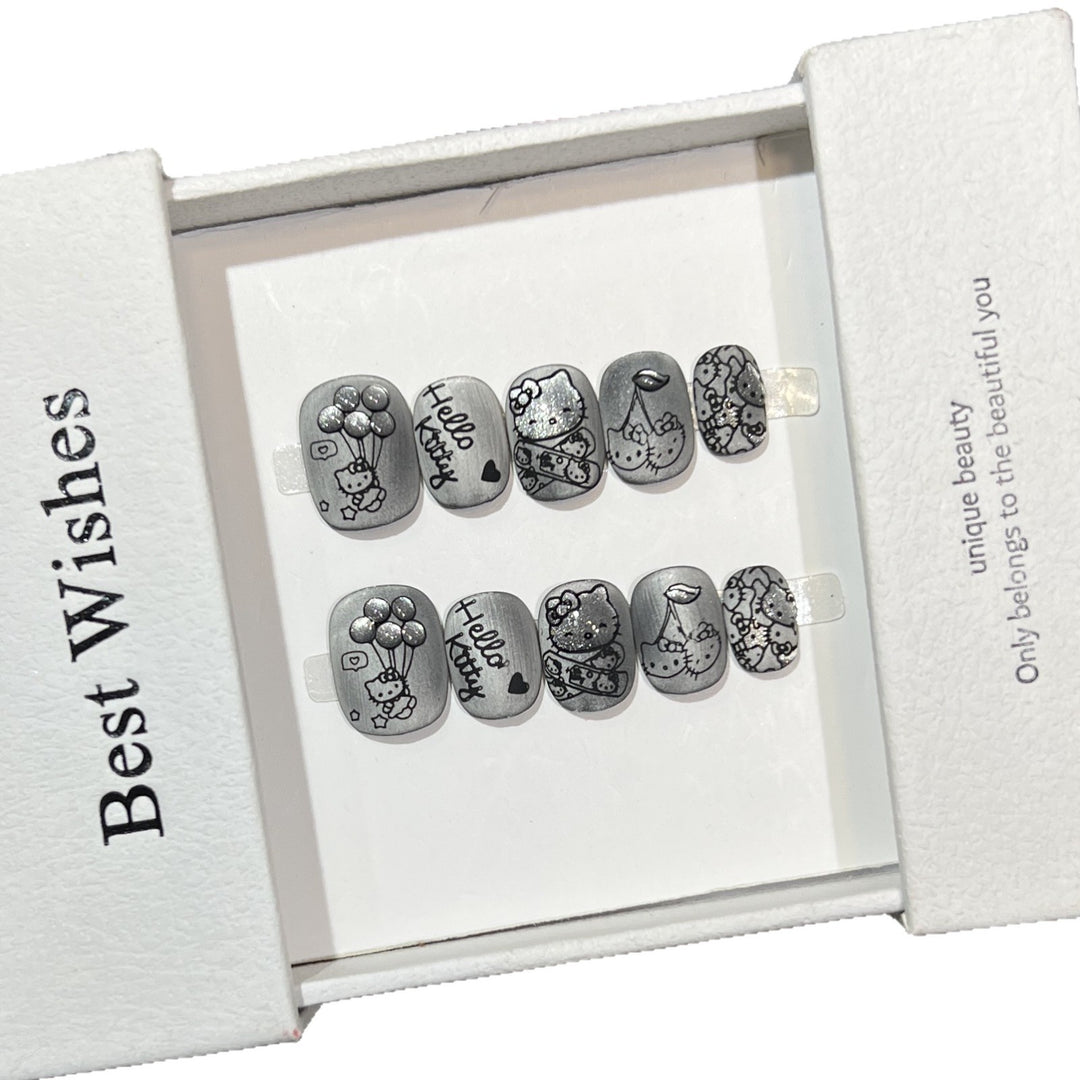 Charakter-Themen Press-On Nagelkunst Set