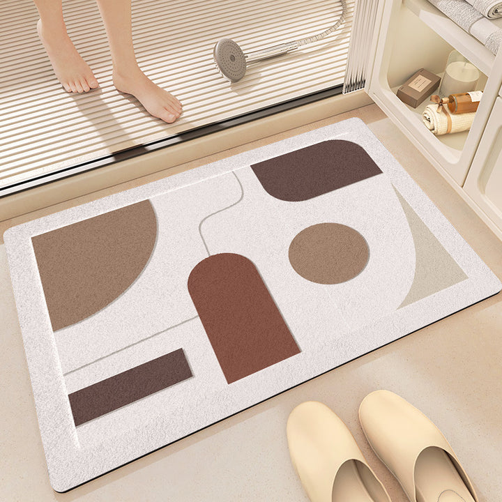 Modern Abstract Badmat Karnz