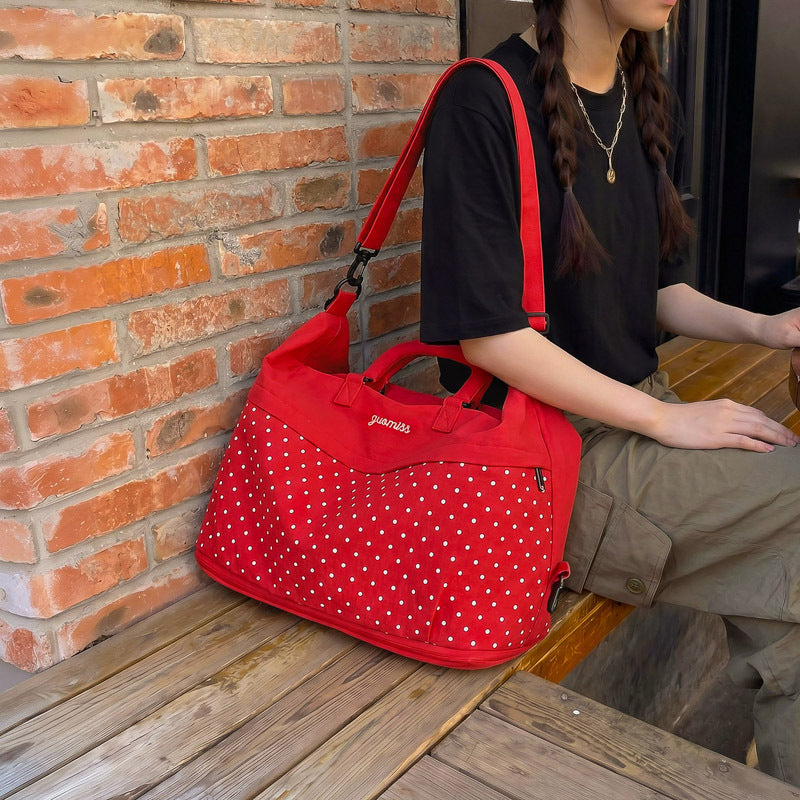 Stylische Reis-Duffle-Tasche mit verstellbarem Riemen