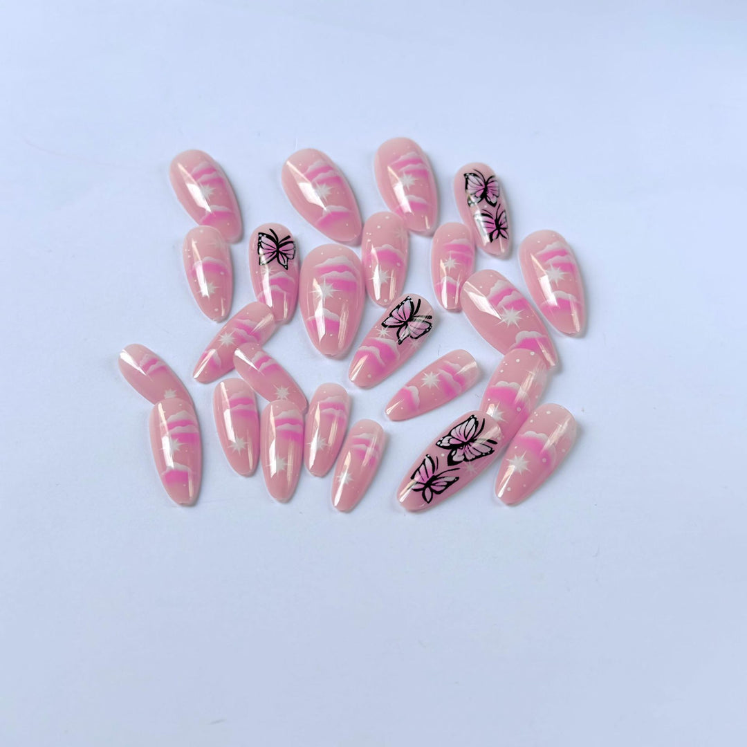 Künstlerisches Schmetterling Nail Art Set  1790958181
