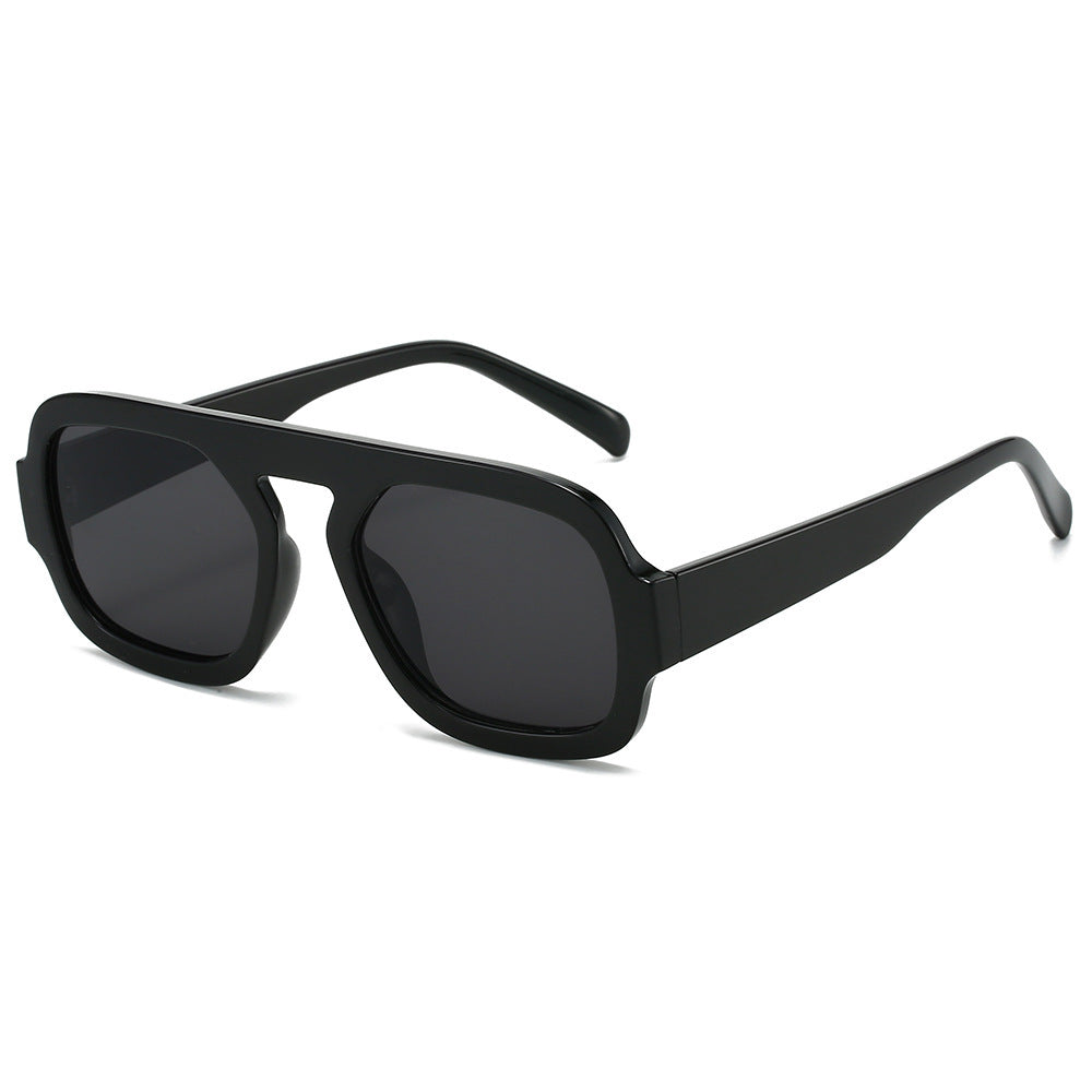 Oversized geometrische Linsen Sonnenbrille Karnz