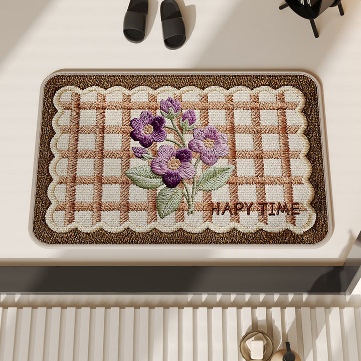 Blumenmuster Komfortmatte