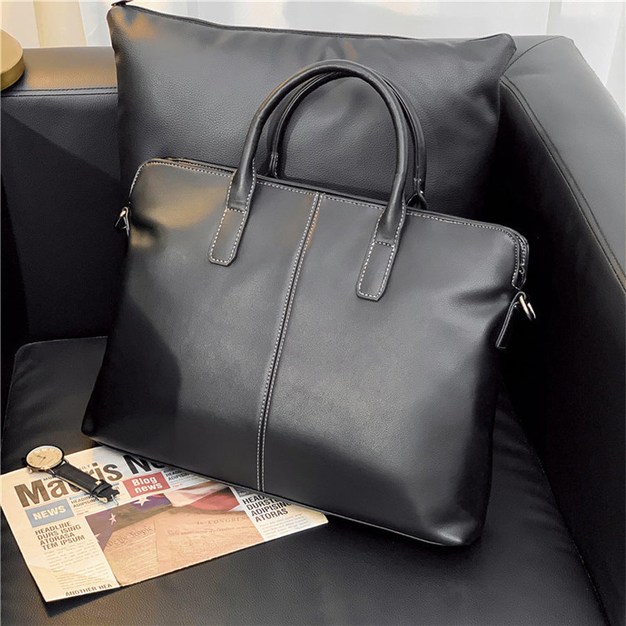 Professionelle Leder Laptop Aktentasche