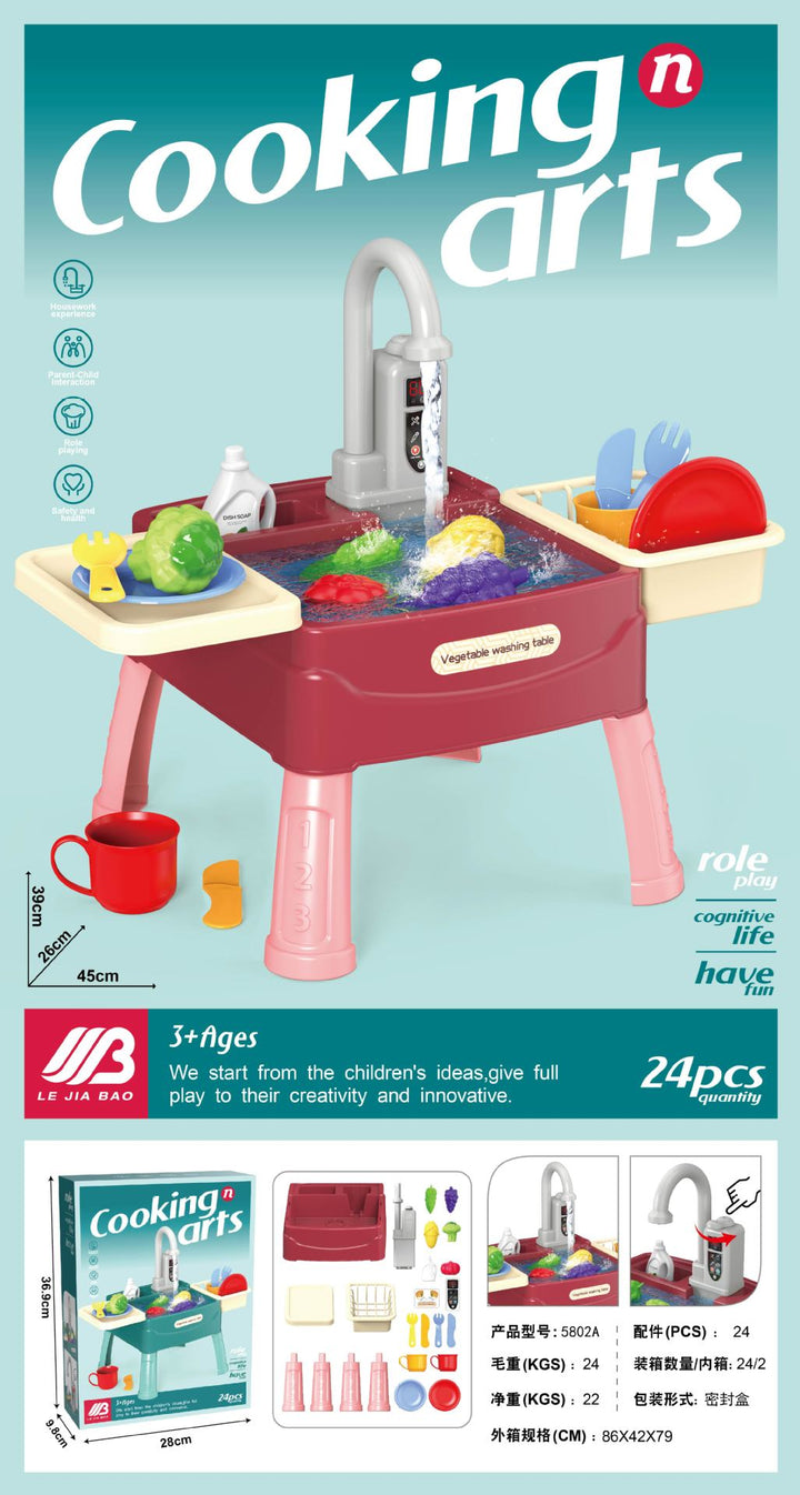 Karnz | WaterWonder - Spielküche mit magischem Wasserhahn