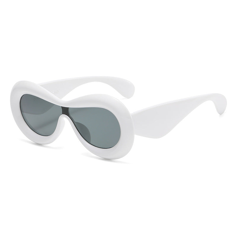 Damen modische oversized Sonnenbrille im extravaganten Design Karnz