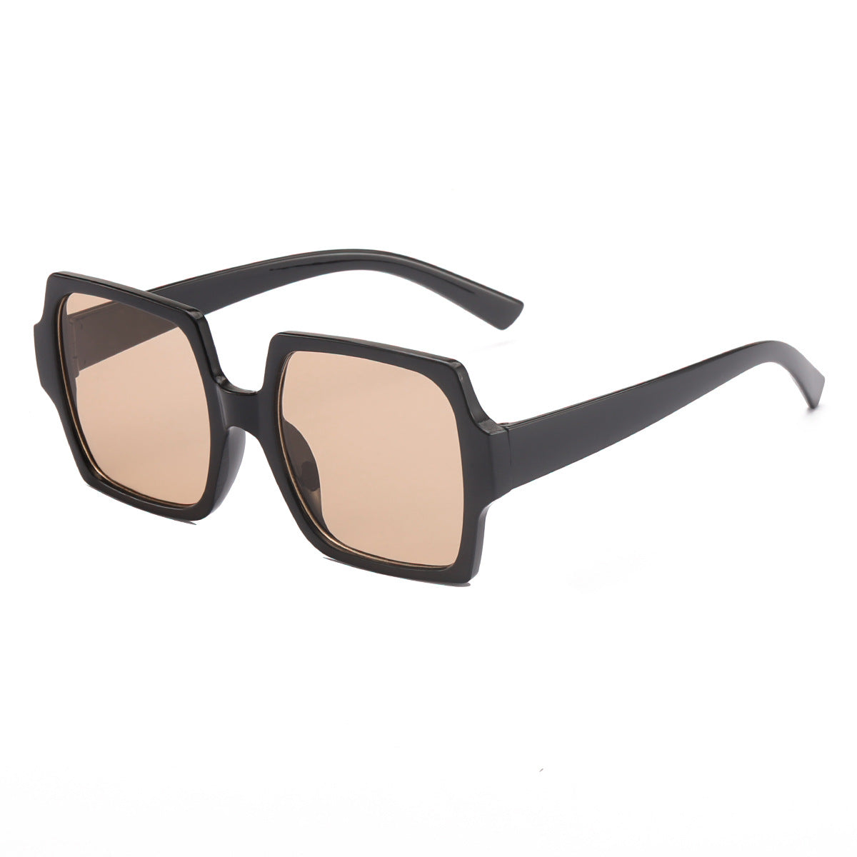 Damen stilvolle oversized Sonnenbrille mit elegantem Leoprint Karnz