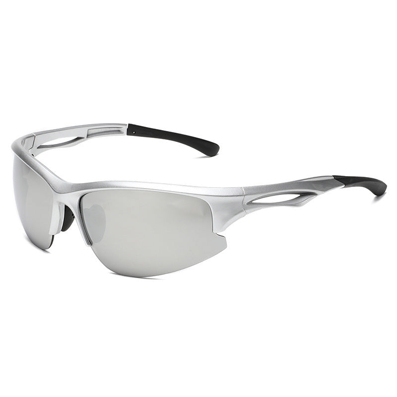 Damen Sportliche Sonnenbrille mit aerodynamischem Design und polarisierten Gläsern Karnz