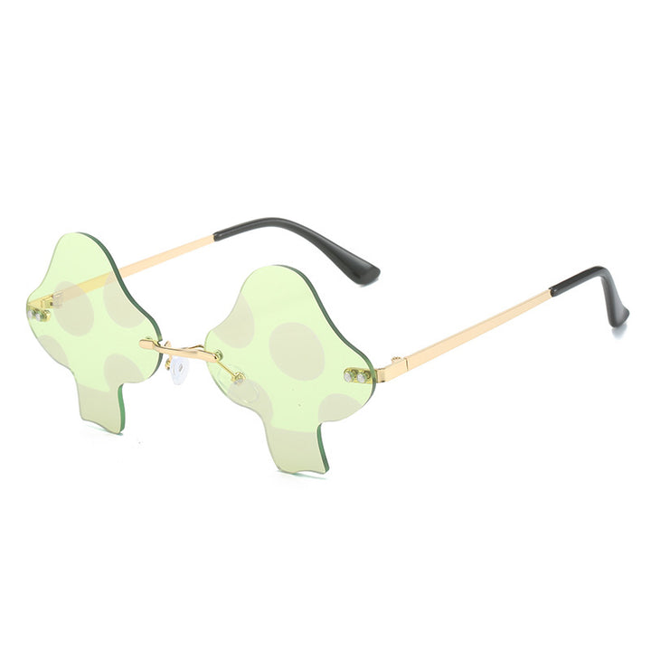 Einzigartige Übergroße Polka Dot Rahmen Sonnenbrille Karnz