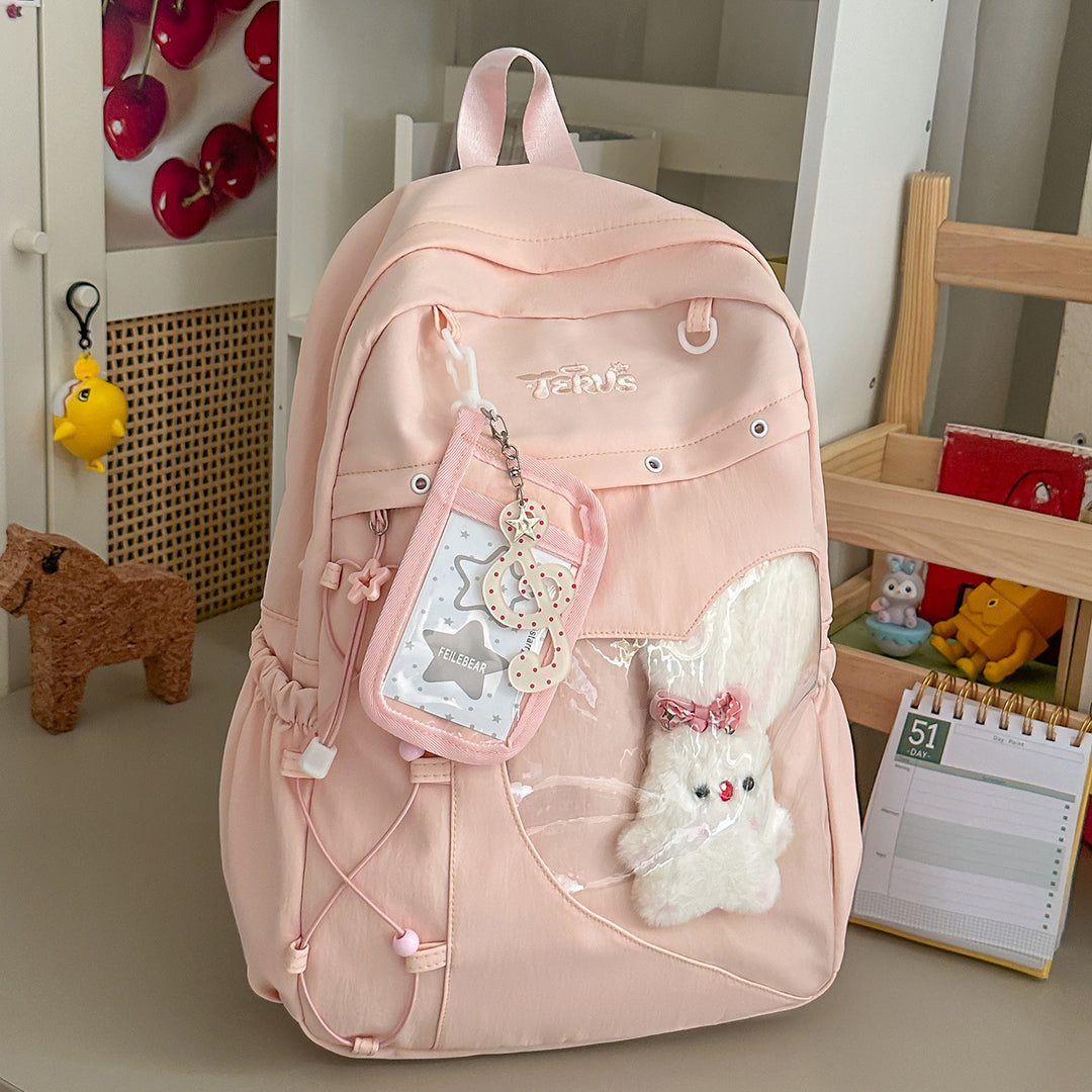 Süßer Charakter-Themen-Transparenter Rucksack Karnz