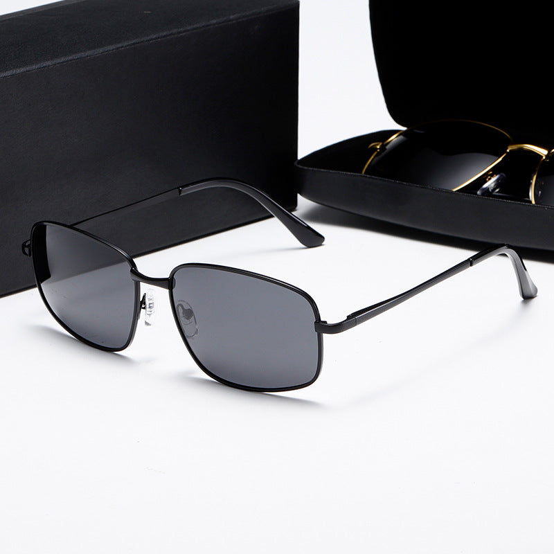 Damen elegante Sonnenbrille mit modernem Metallrahmen Karnz