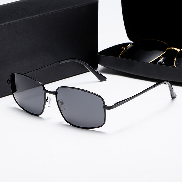 Damen elegante Sonnenbrille mit modernem Metallrahmen Karnz