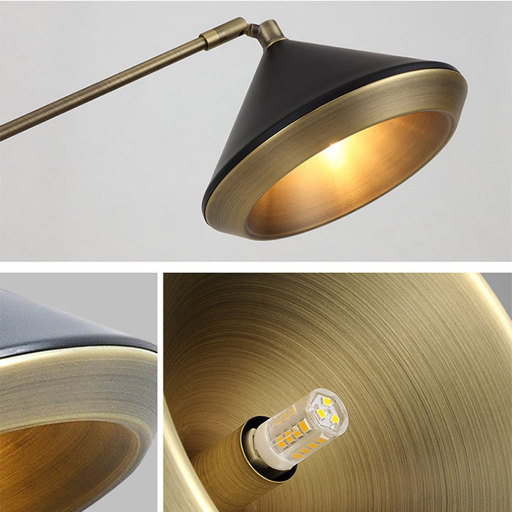 Verstellbare Dual-Head Stehleuchte