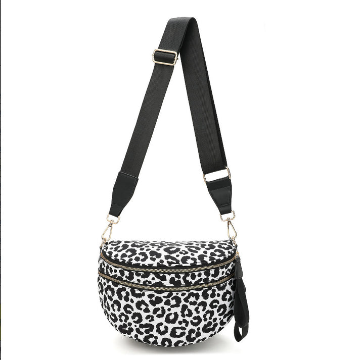 Damen modische Crossbody-Tasche mit zwei Fächern Karnz