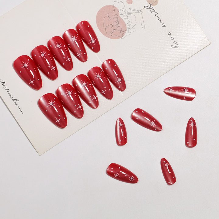 Glamorous Press-On Nail Design Karnz
