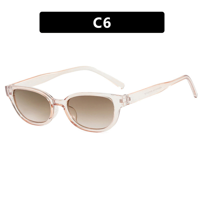 Damen modische Cat-Eye Sonnenbrille mit UV-Schutz und leichtem Rahmen Karnz