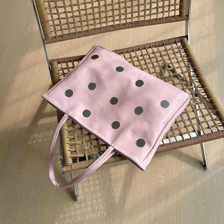 Dekorativer Polka-Dot-Shopper