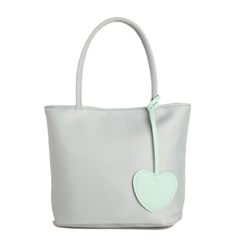 WoStylish Herz-geschmückte Alltags-Tote-Tasche Karnz