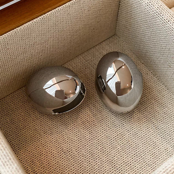 Stilvolle Edelstahl Ohrstecker Karnz