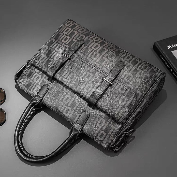 Strukturierte Aktentasche mit Multi-Compartment-Organisation