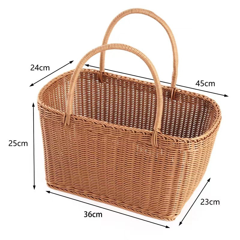 Eleganter Geflochtener Picknickkorb Karnz