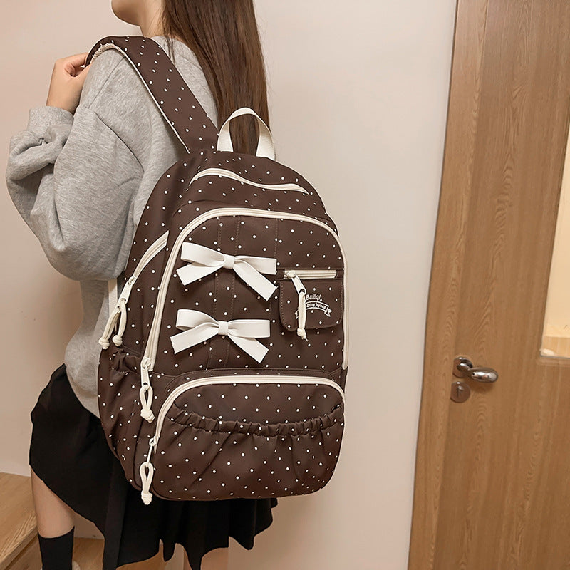 Charmanter mit Schleifen verzierten Rucksack Karnz