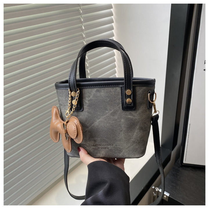 Verspielt Denim Mini Handtasche Karnz