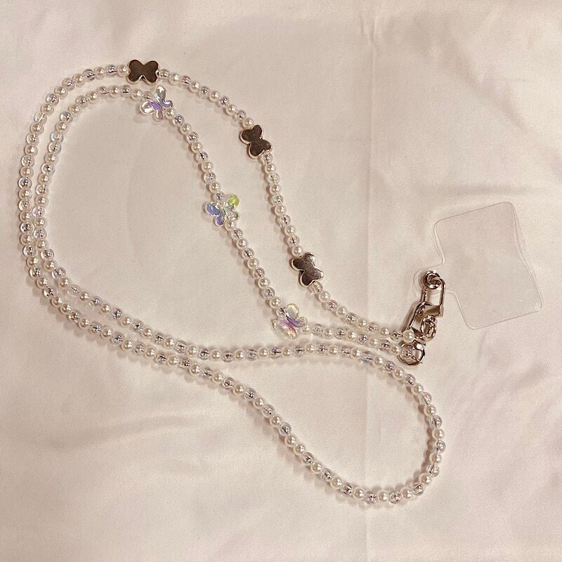 Eleganter Perlen Charm Brillenhalter Karnz