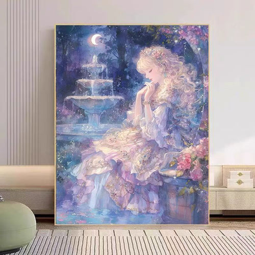 Traumhafte Fantasy-Illustration Wandkunst Karnz