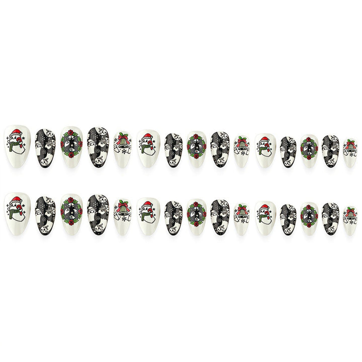 Weihnachtsmotiv Nagel-Set Karnz