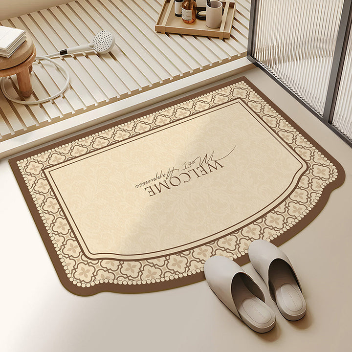 Stylische elegante Badezimmermatte