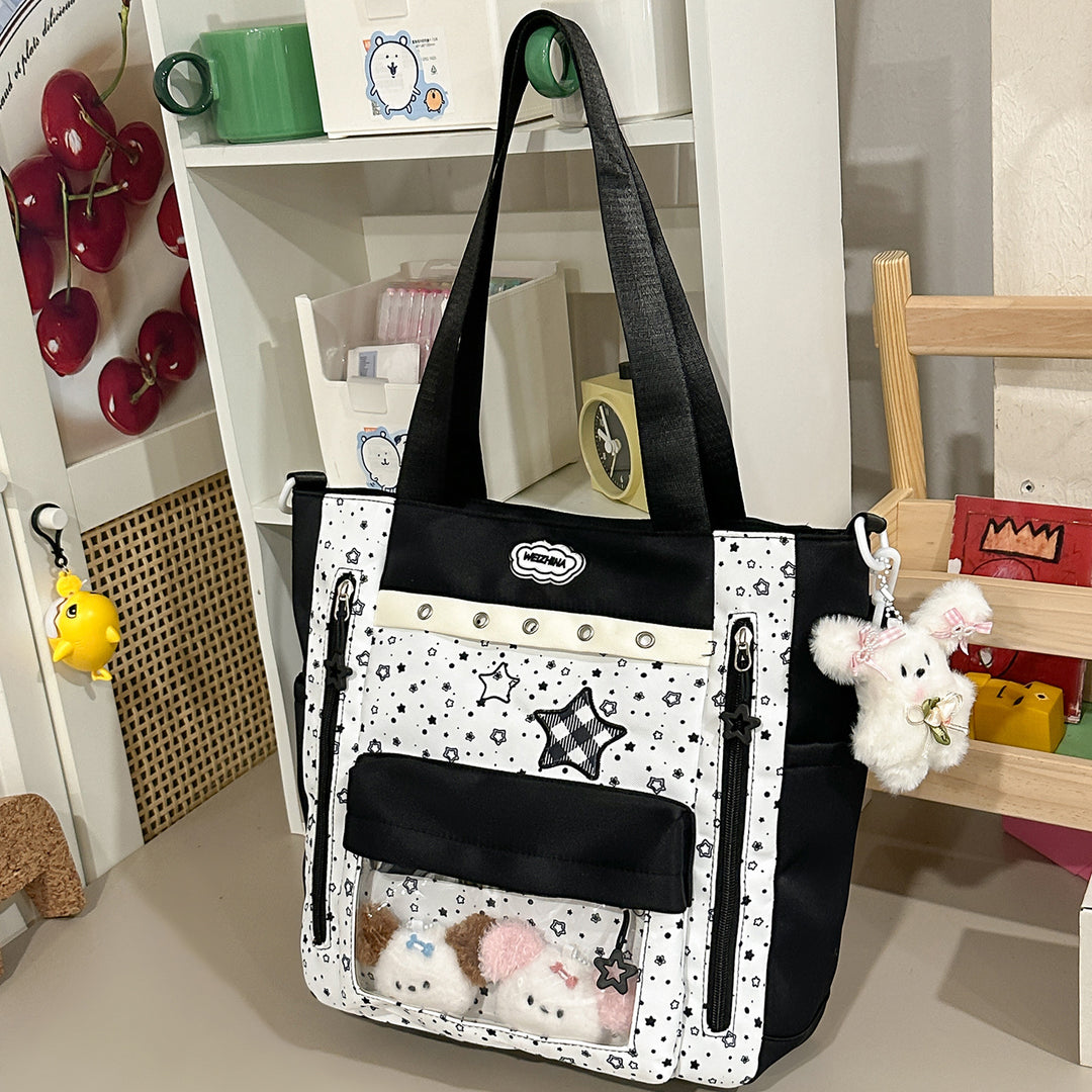 Transparente Taschen-Rucksack Karnz