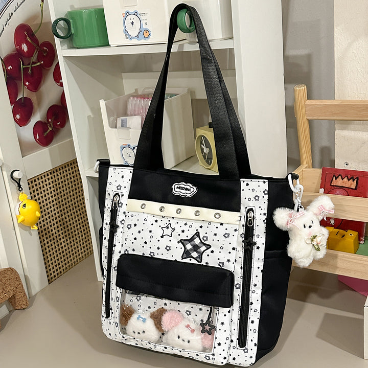 Transparente Taschen-Rucksack Karnz